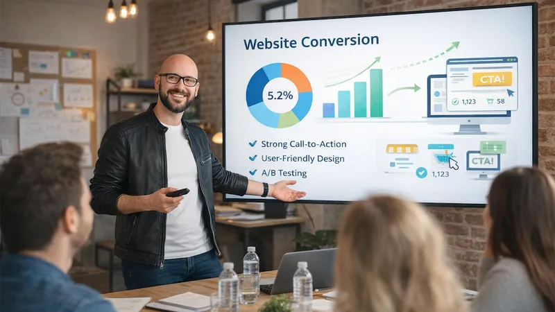 Comment optimiser le taux de conversion d'un site web B2B : guide complet 2026