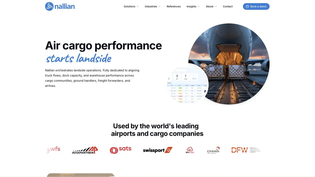 Nallian, A B2B SaaS website redesign that loads in under a second