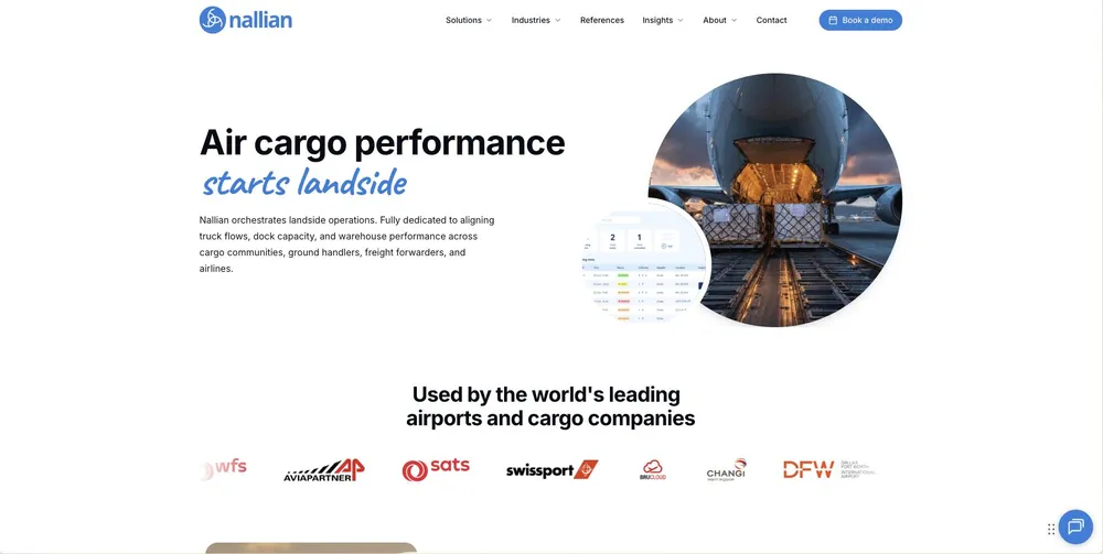 Nallian, website screenshot 1