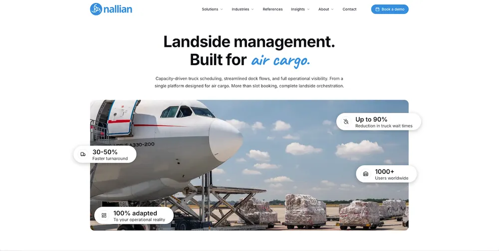 Nallian, website screenshot 2