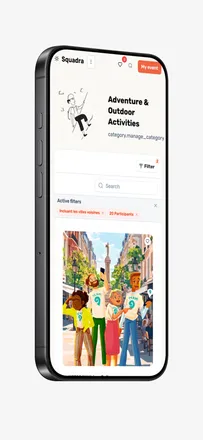 Squadra, website screenshot 5
