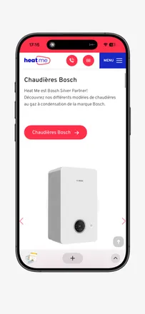 Heat Me, website screenshot 5