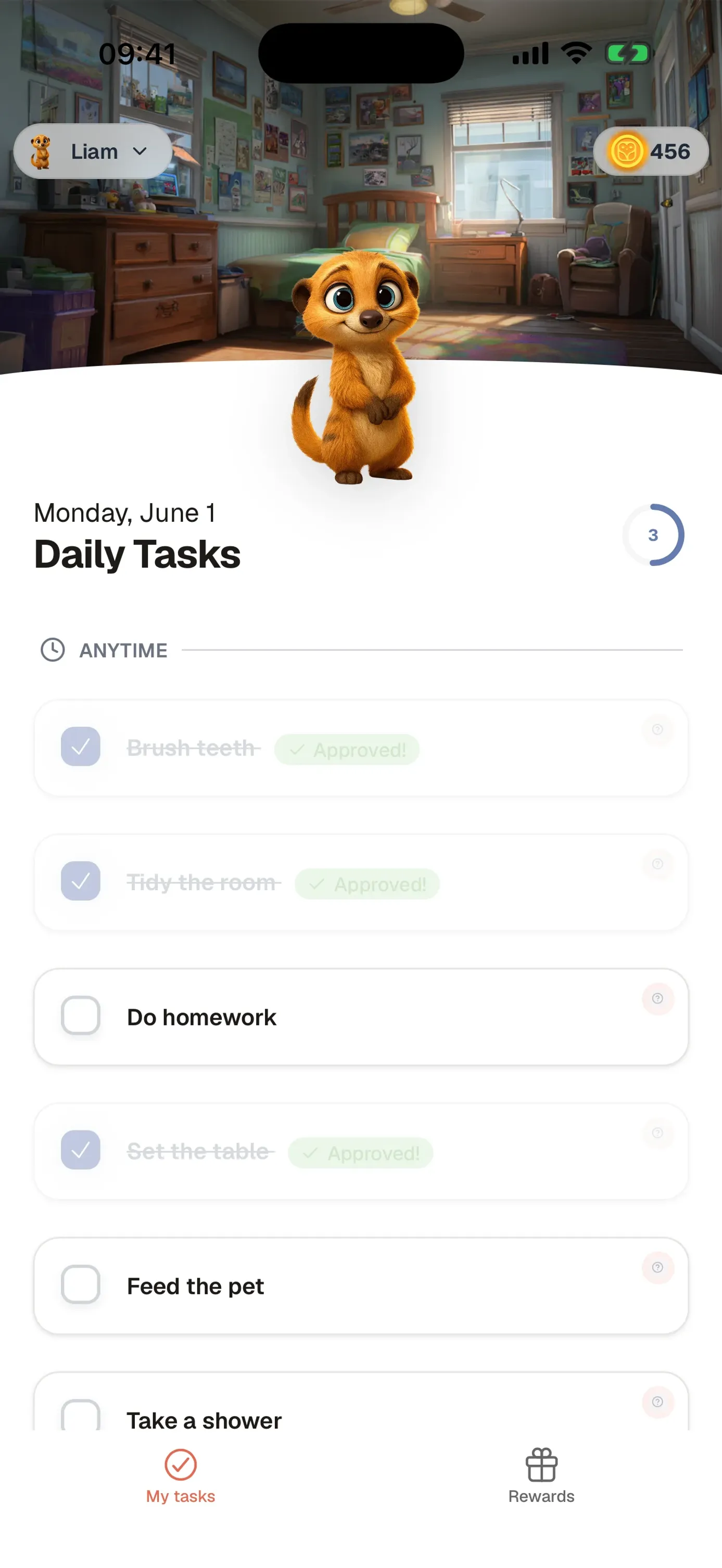 Harmonia — écran de l'application 3