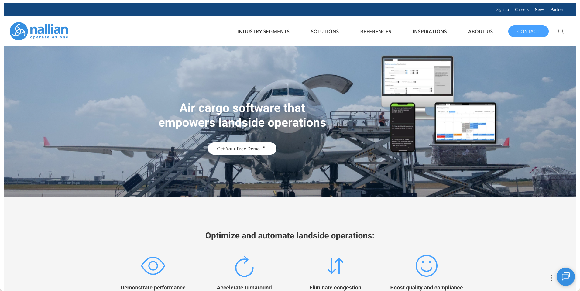 Nallian's old Joomla homepage